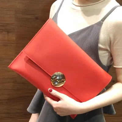 Brand Design Women Clutch Bag Elegant Ladies Shoulder Bag Female Handbag PU Leather Chains Envelope Shoulder Bag Clutches bolsa