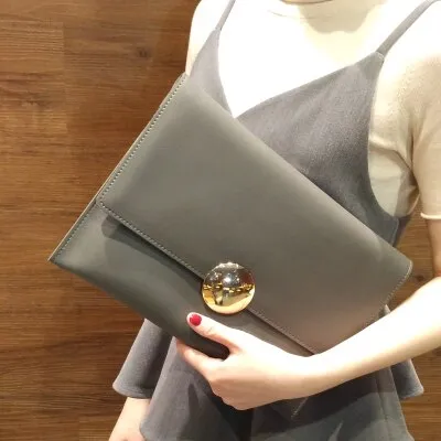 Brand Design Women Clutch Bag Elegant Ladies Shoulder Bag Female Handbag PU Leather Chains Envelope Shoulder Bag Clutches bolsa