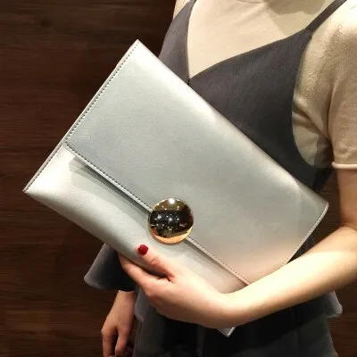 Brand Design Women Clutch Bag Elegant Ladies Shoulder Bag Female Handbag PU Leather Chains Envelope Shoulder Bag Clutches bolsa