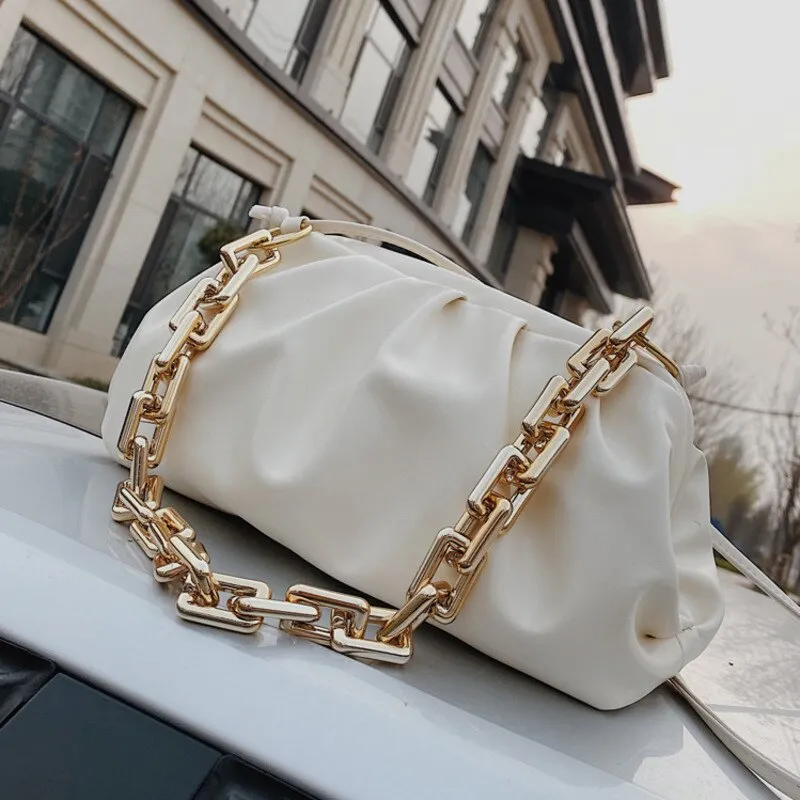 Christmas Gift Fashion Chain Cloud Sling Bag Luxury Purses And Handbags Women Famous Brands Shoulder Bags Female Designer The Pouch Day Clutch