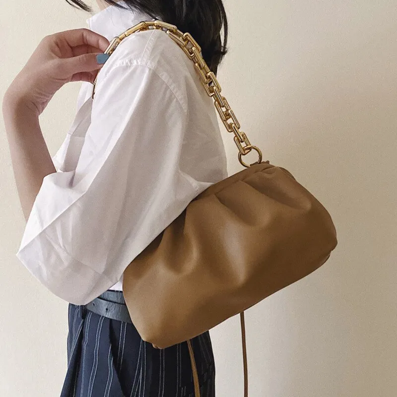 Christmas Gift Fashion Chain Cloud Sling Bag Luxury Purses And Handbags Women Famous Brands Shoulder Bags Female Designer The Pouch Day Clutch