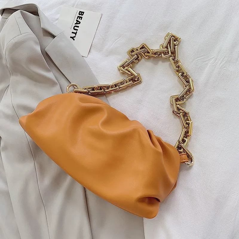 Christmas Gift Fashion Chain Cloud Sling Bag Luxury Purses And Handbags Women Famous Brands Shoulder Bags Female Designer The Pouch Day Clutch