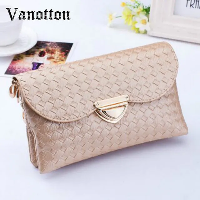 Famous Brands Knitting Women Clutches Casual FemaleClutches Bags Versatile Women Messenger Bags Mini Cross Body Bags Tote Bag