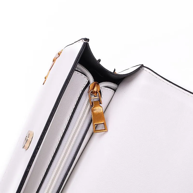 Fashion Designer Metal Lion Head Square Pack Shoulder Bag Crossbody Clutch Women Wallet Handbags 1