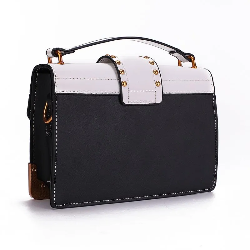 Fashion Designer Metal Lion Head Square Pack Shoulder Bag Crossbody Clutch Women Wallet Handbags 1