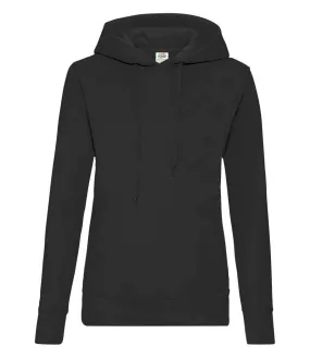 Fruit of the Loom Classic Hooded Sweatshirt (Ladies) - Dark Colours
