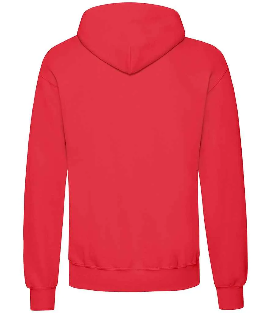 Fruit of the Loom Classic Hooded Sweatshirt - Red, Pink