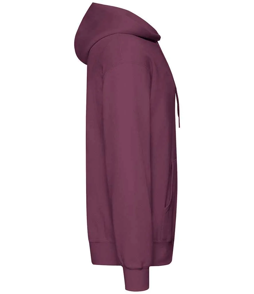 Fruit of the Loom Classic Hooded Sweatshirt - Red, Pink
