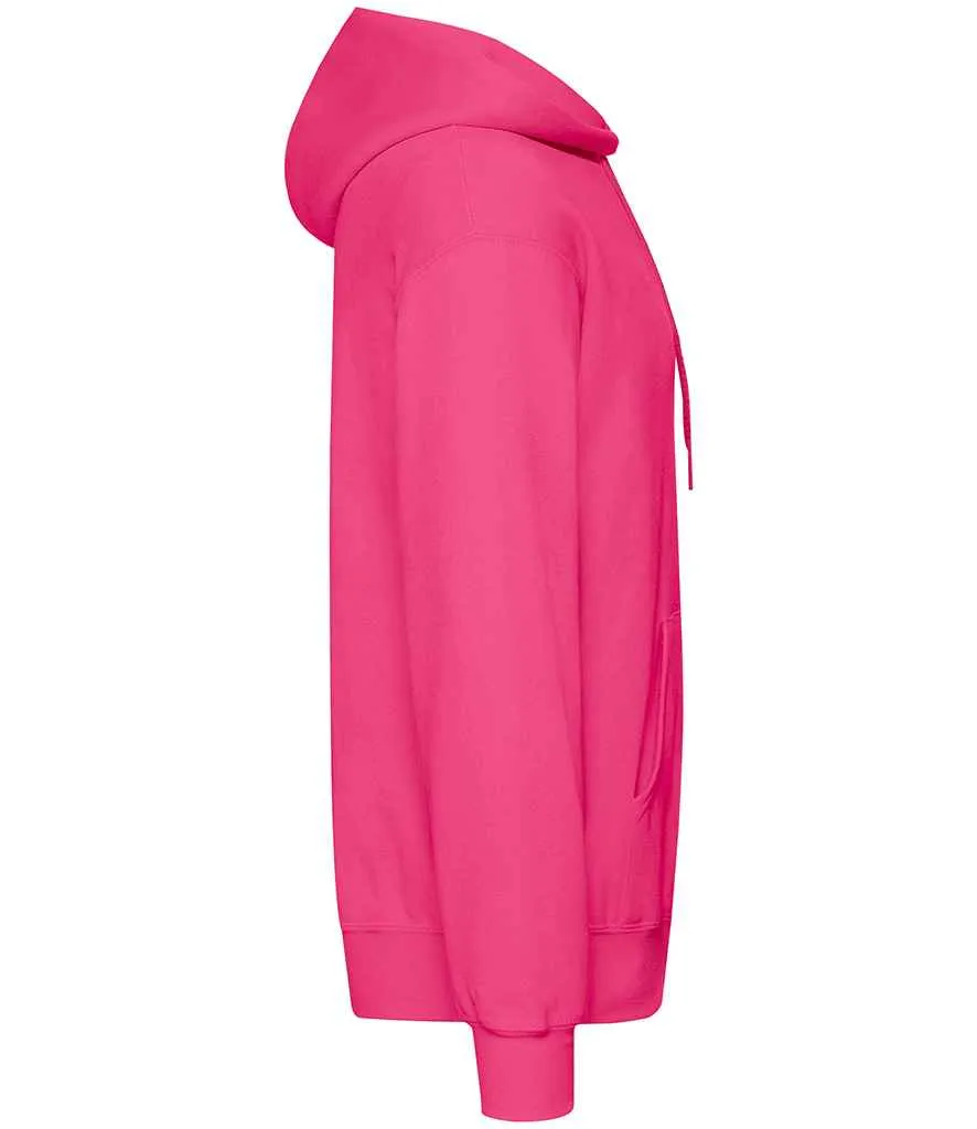 Fruit of the Loom Classic Hooded Sweatshirt - Red, Pink