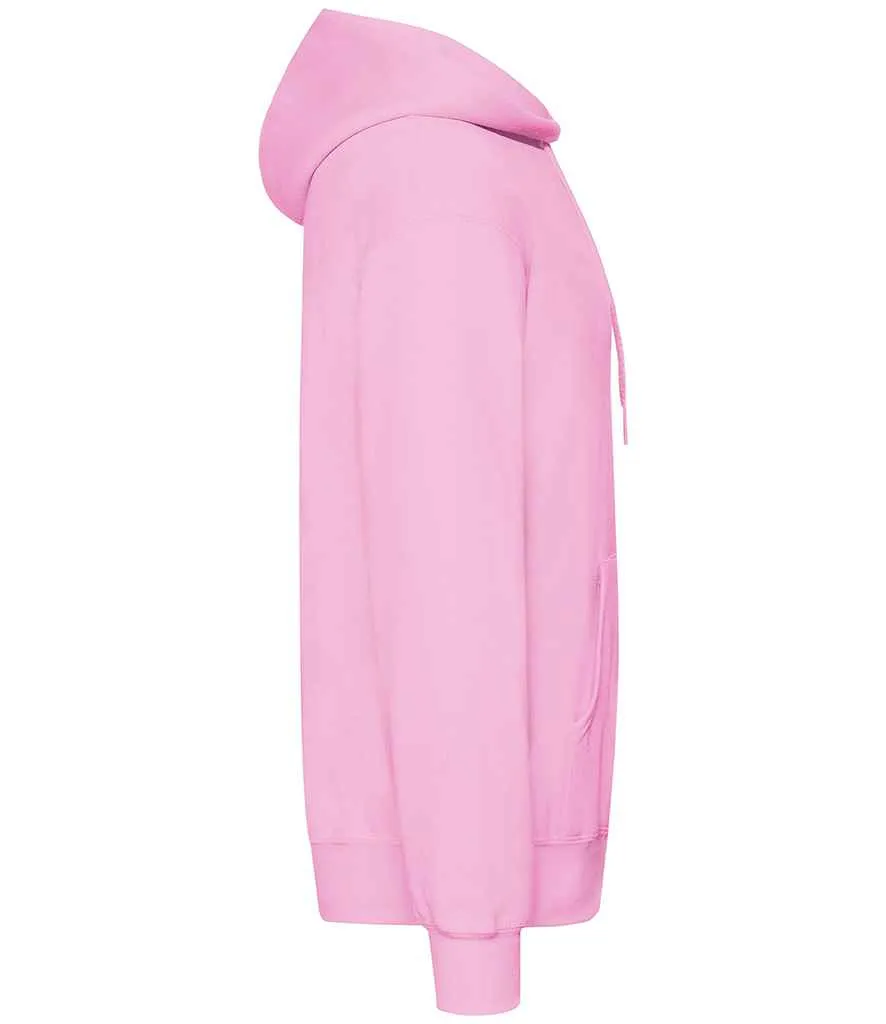 Fruit of the Loom Classic Hooded Sweatshirt - Red, Pink