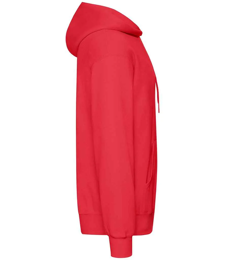 Fruit of the Loom Classic Hooded Sweatshirt - Red, Pink