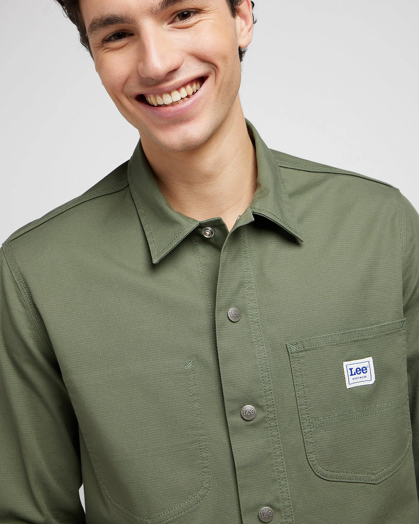 Lee Workwear Overshirt - Olive Grove