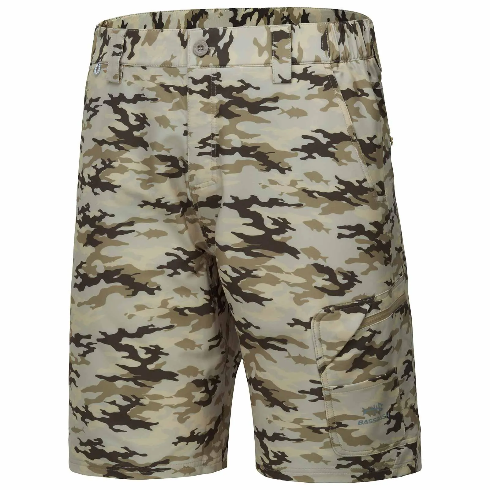 Men's UPF 50  10.5” Cargo Shorts Quick Dry Water Resistant FP01M