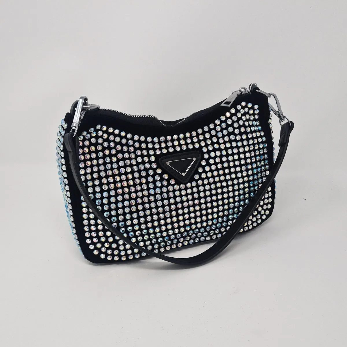 Multi Colour Crystal Jewelled Handbag