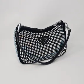 Multi Colour Crystal Jewelled Handbag