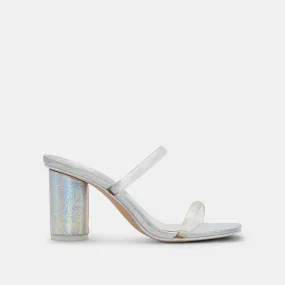 NOLES PRIDE HEELS CRYSTAL VINYL