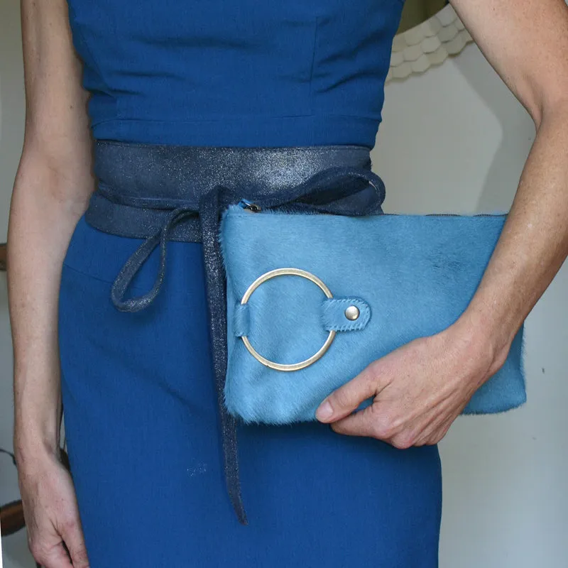 Ring Clutch - White Lazercut