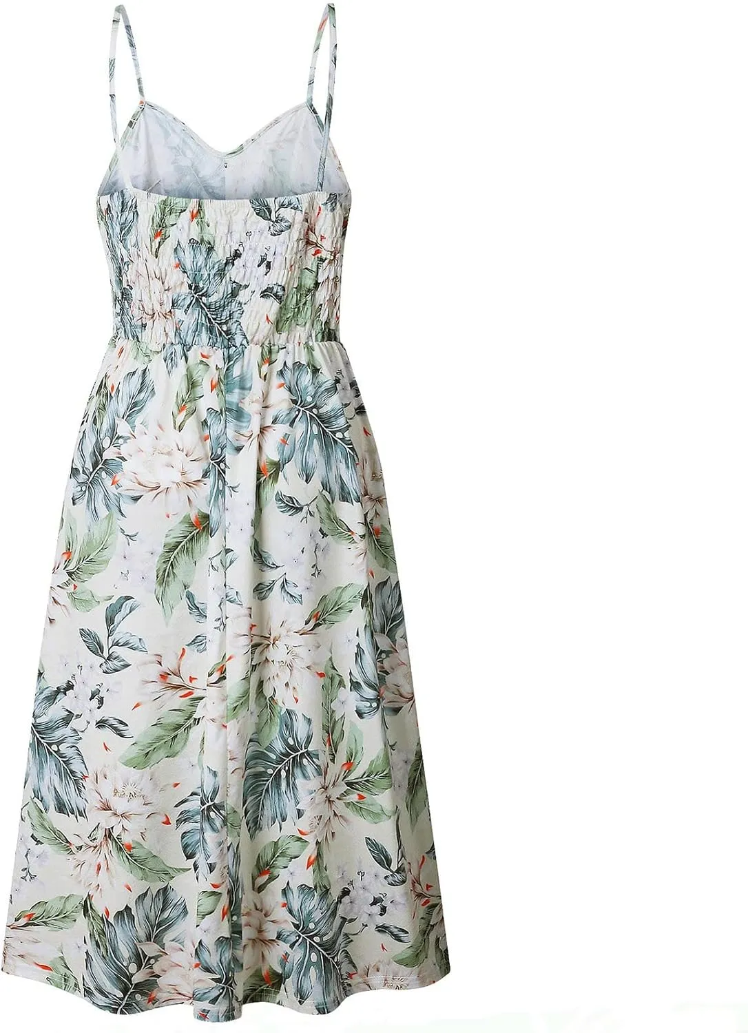 SHAOBGE Sundresses for Women Trendy 2024 Boho Sundress for Women Casual Summer Dress Round Neck Sleeveless