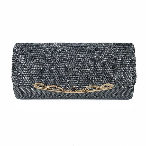 Shiny Women's Clutch Bag - Black,Blue,Brown,Gold,Gray,Red,Silver