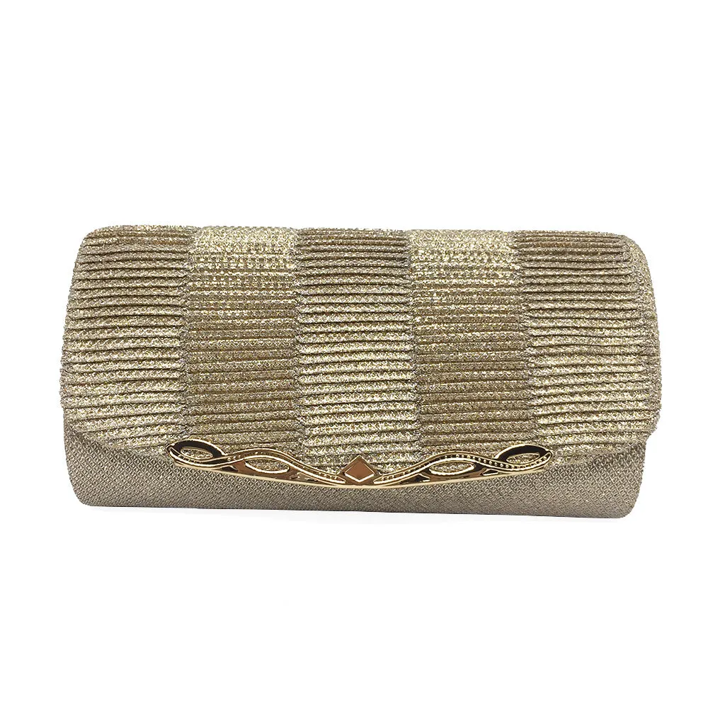 Shiny Women's Clutch Bag - Black,Blue,Brown,Gold,Gray,Red,Silver