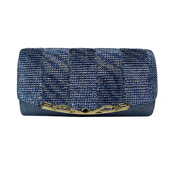 Shiny Women's Clutch Bag - Black,Blue,Brown,Gold,Gray,Red,Silver