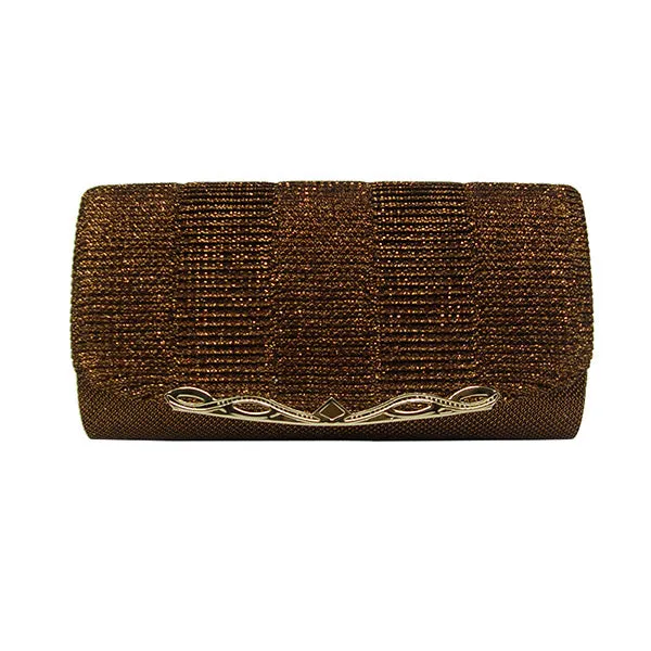 Shiny Women's Clutch Bag - Black,Blue,Brown,Gold,Gray,Red,Silver