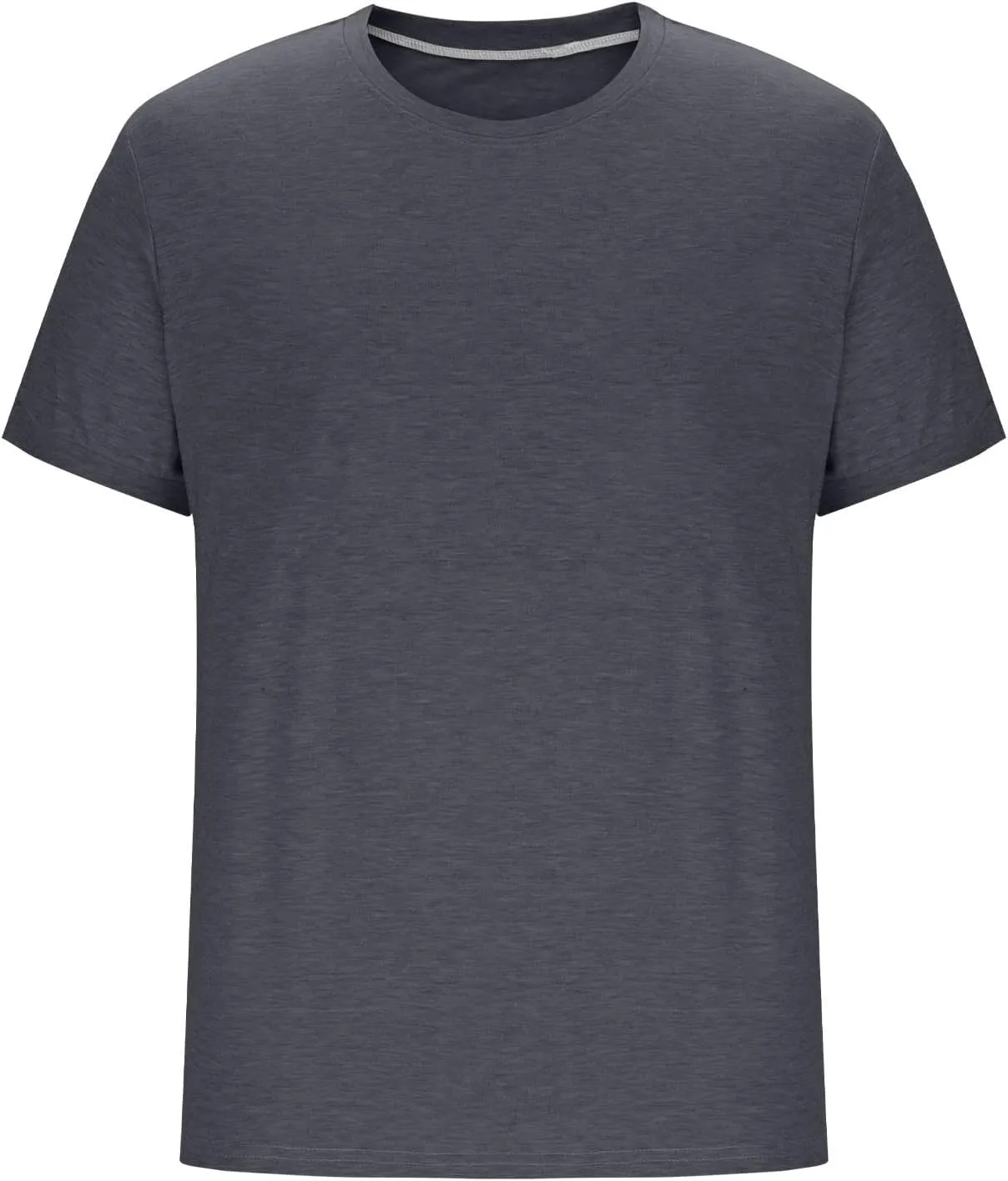 Short Sleeve T Shirt for Men Solid Color Crew Neck Tshirts Casual AAthletic Workout Tops Summer Loose Business Tees