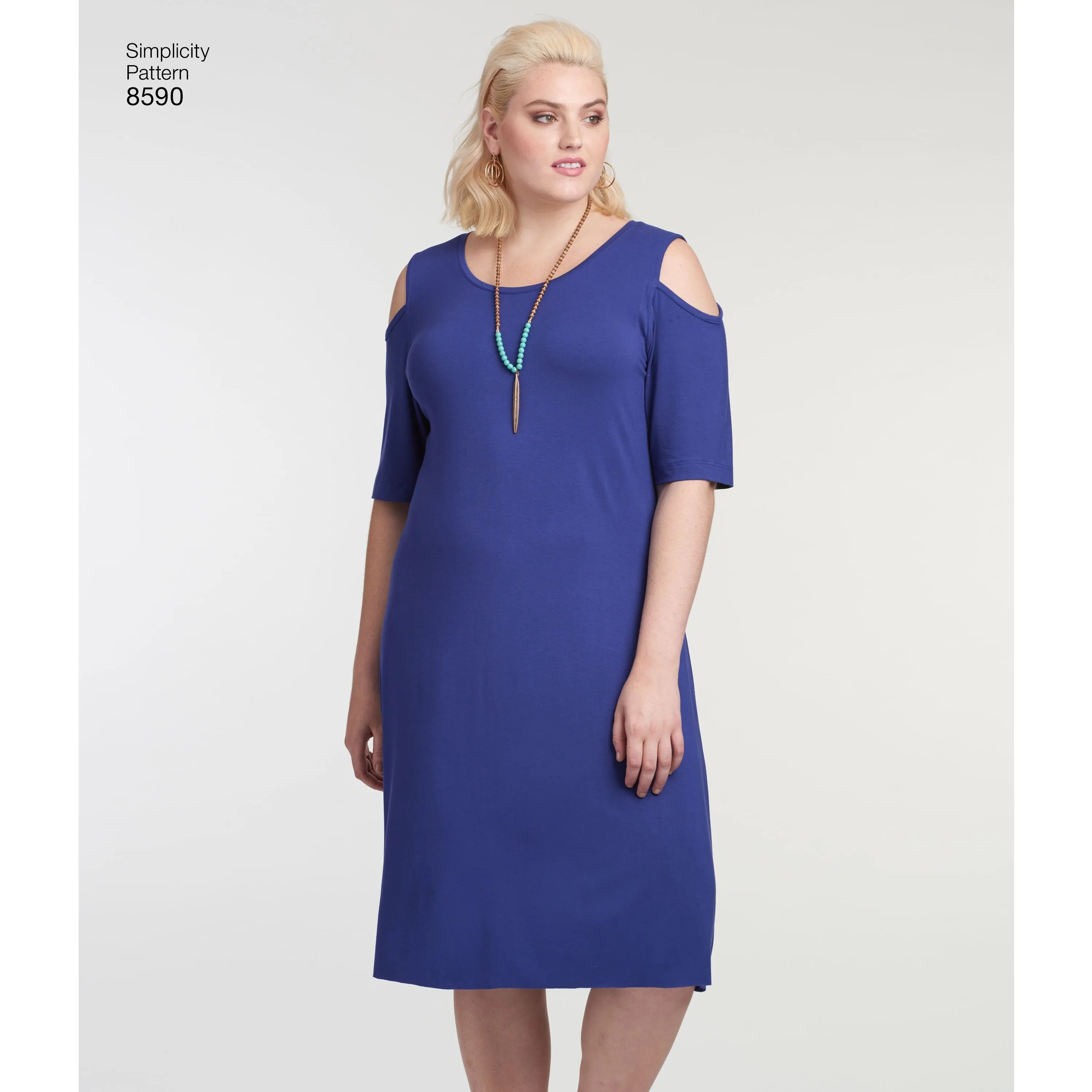 Simplicity Pattern 8590 knit dresses