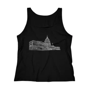 United States Capitol - Women's Relaxed Jersey Tank Top